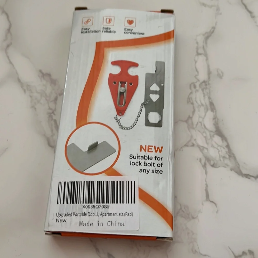 NIB Portable Door Lock safe & reliable